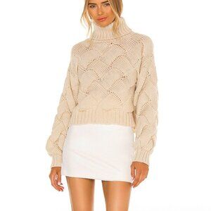 Lovers + Friends Lilah Turtleneck in Cream